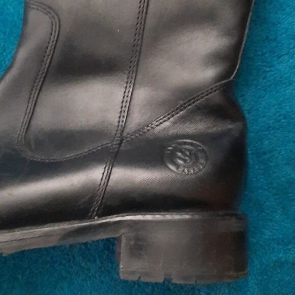 Santana Canada Palomino Black Zip Up Riding Boot Size 6 - Picture 7 of 16